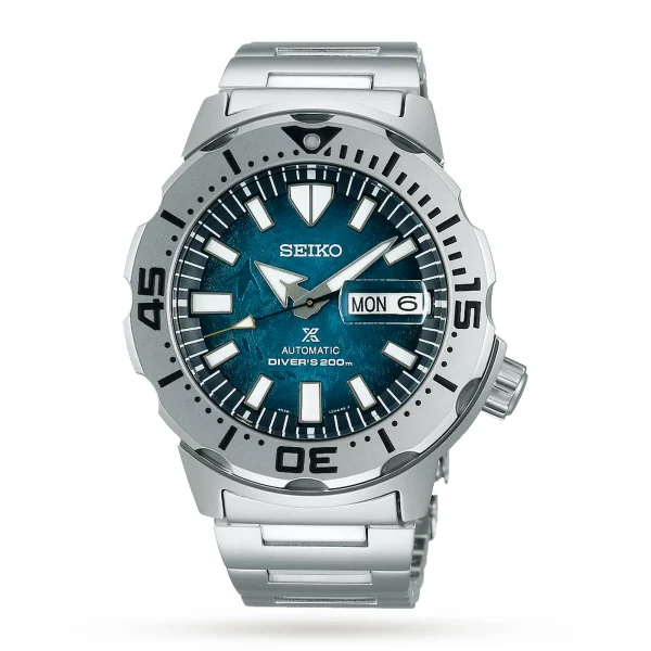 Seiko Prospex Diver's Antarctica Monster 'Save The Ocean' 42mm Mens Watch