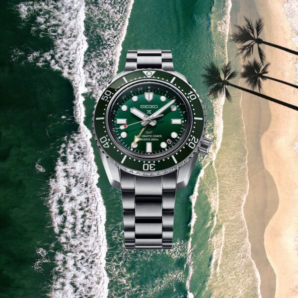 Seiko Prospex Divers GMT 'Marine Green' 42mm Mens Watch - 1968 Modern Re-interpretation - Image 7