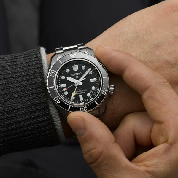 Seiko Prospex Divers GMT 'Dark Depths' 42mm Mens Watch - 1968 Modern Re-interpretation - Image 7