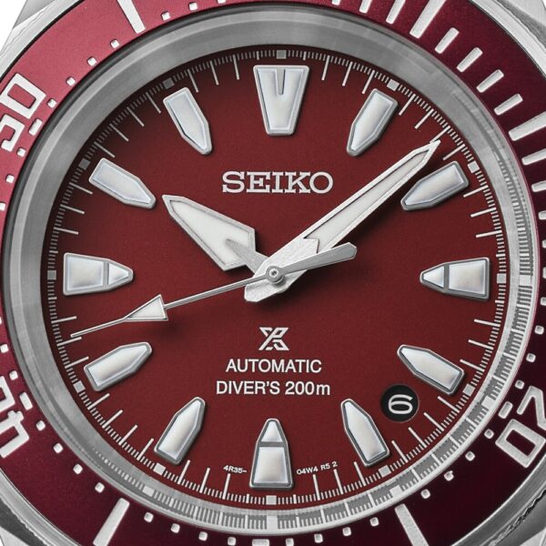 Seiko Prospex 4R Red 'Shog-urai' Diver 41.7mm Mens Watch - Image 2