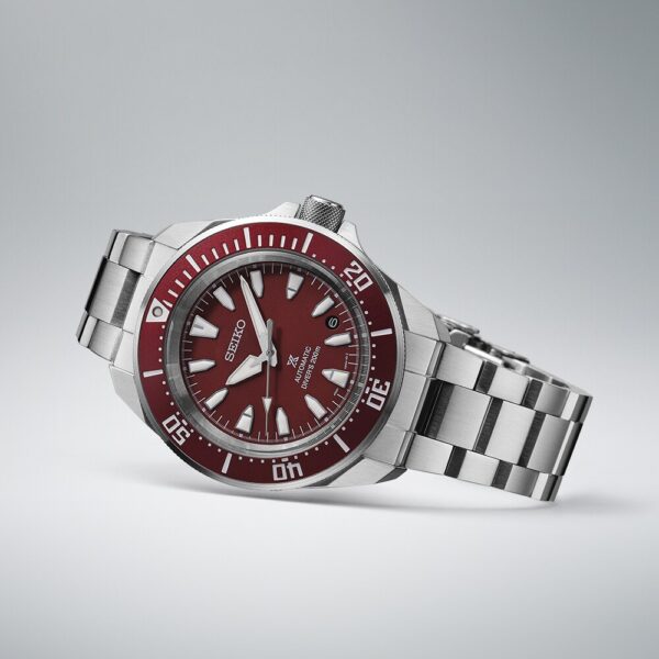 Seiko Prospex 4R Red 'Shog-urai' Diver 41.7mm Mens Watch - Image 4