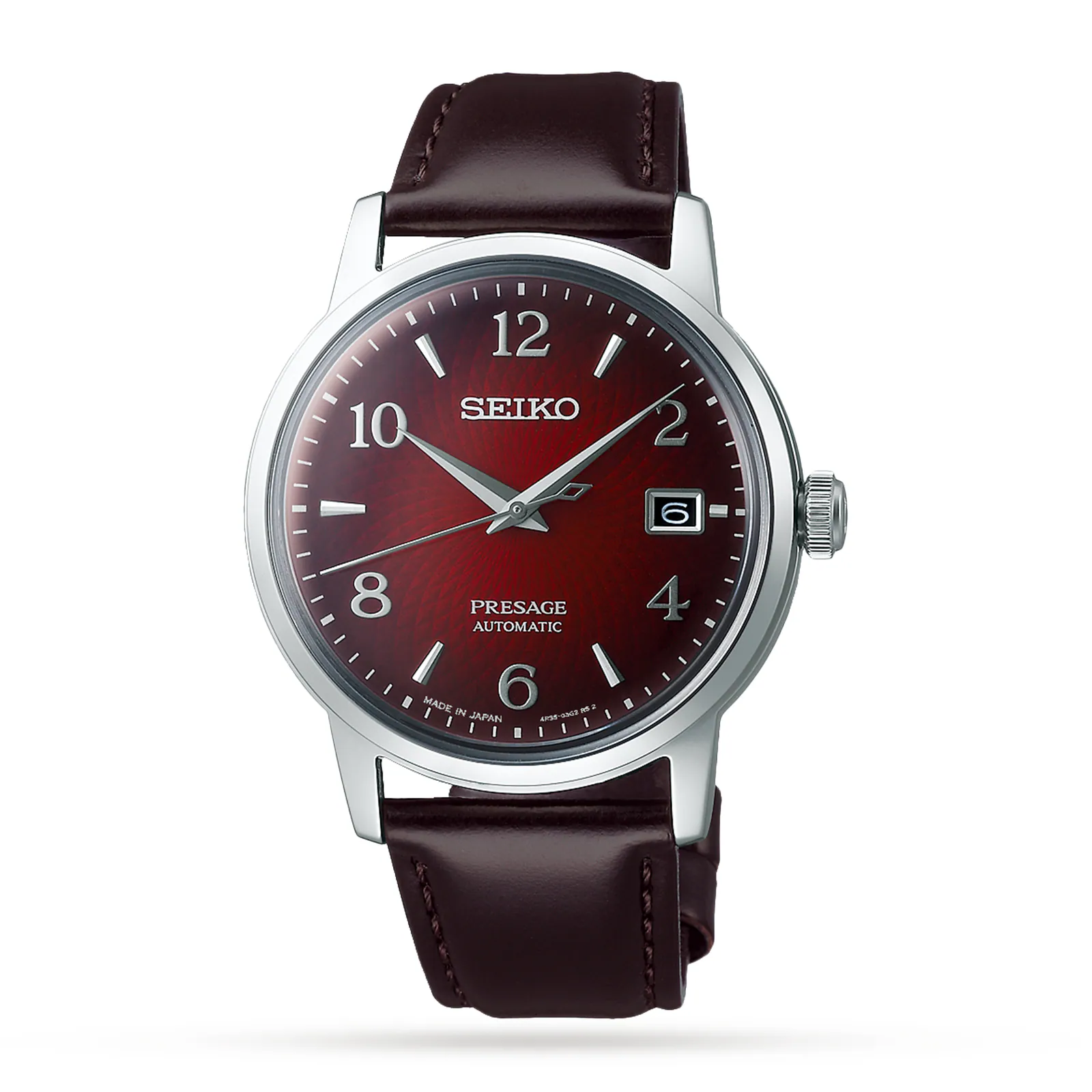 Seiko Presage Cocktail SRPE41J1 Time Negroni 38mm Mens Watch Red