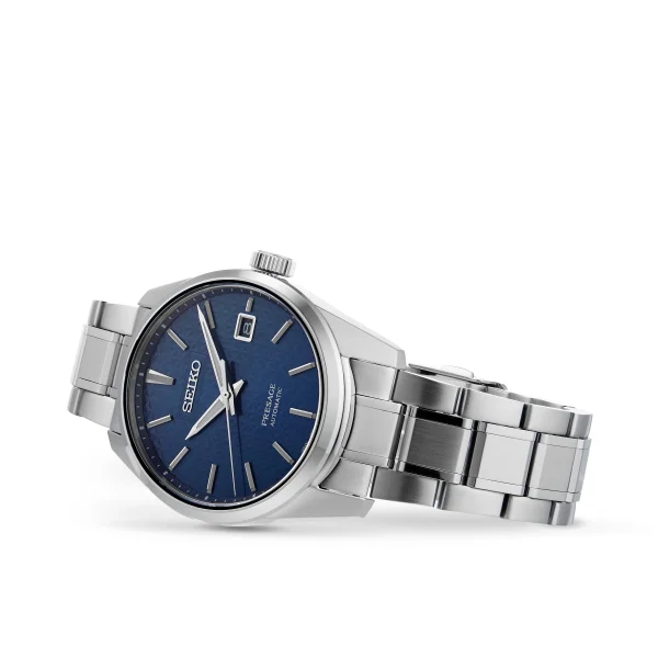 Seiko Presage Sharp Edged Series Blue 39mm Mens Watch - Image 2
