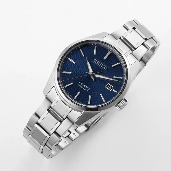 Seiko Presage Sharp Edged Series Blue 39mm Mens Watch - Image 7