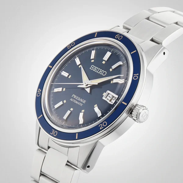 Seiko Presage Blue 40.5mm Mens Watch - Image 6