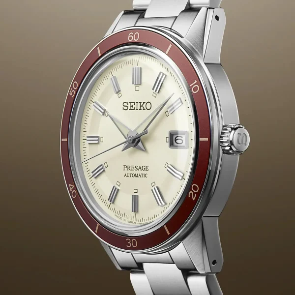 SEIKO PRESAGE SRPH93J1 Style 60s ‘Ruby’ 40.8mm Mens Watch