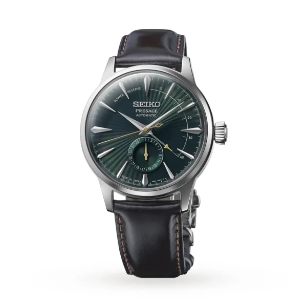 Seiko Presage Cocktail Time 'Midnight Mockingbird' 40.5mm Mens Strap Watch