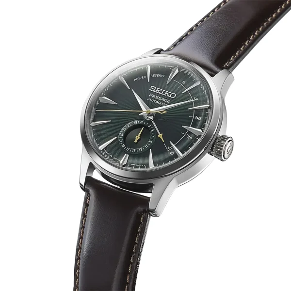 Seiko Presage Cocktail Time 'Midnight Mockingbird' 40.5mm Mens Strap Watch - Image 3