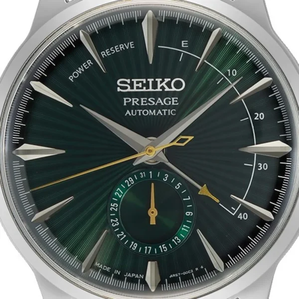 Seiko Presage Cocktail Time 'Midnight Mockingbird' 40.5mm Mens Strap Watch - Image 8