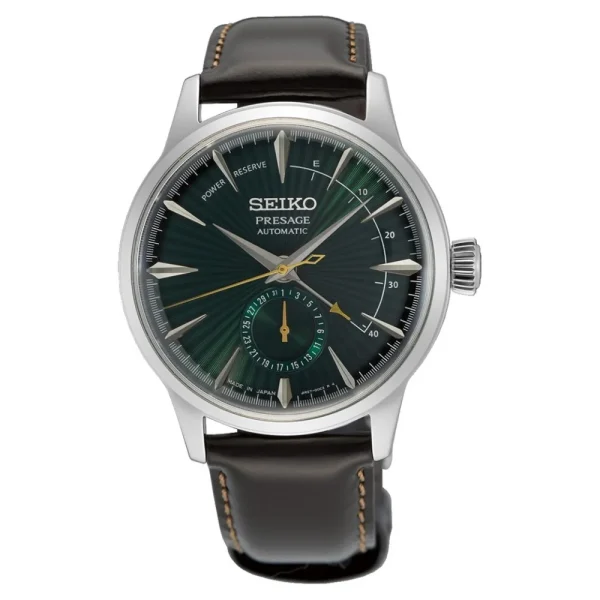 Seiko Presage Cocktail Time 'Midnight Mockingbird' 40.5mm Mens Strap Watch - Image 9