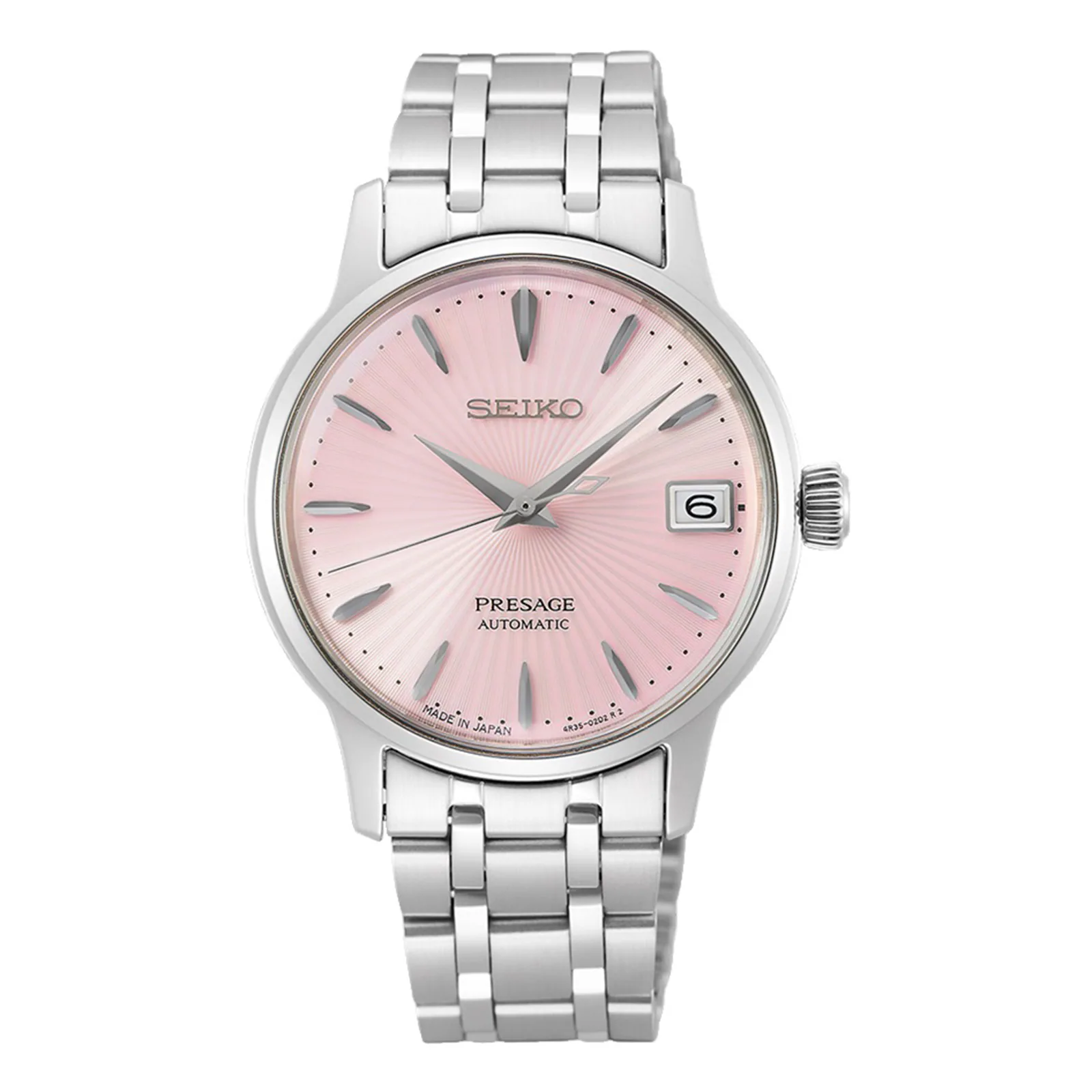 Seiko Presage SRP839J1 Cocktail Time Cosmopolitan 34mm Ladies Watch Pink