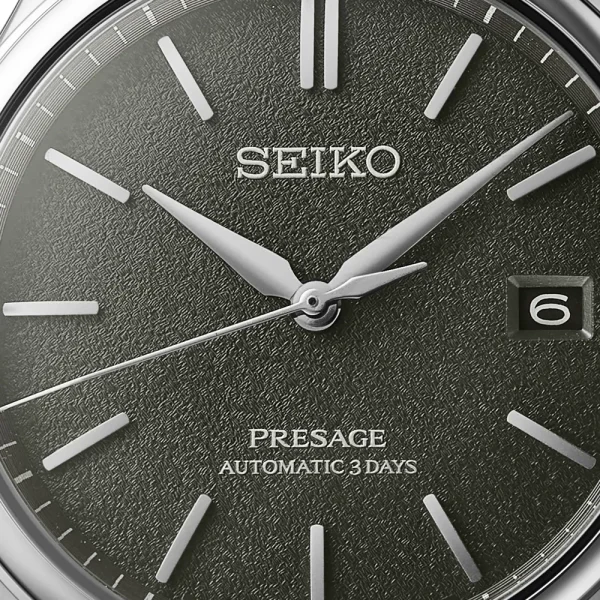 Seiko Presage SPB465J1 Classic Series 'Sensaicha' 40mm Mens Watch Grey - Green