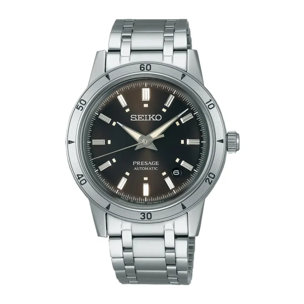 Seiko Presage Style 60's 'Elegant Yet Rugged' 39.5mm Mens Watch Brown
