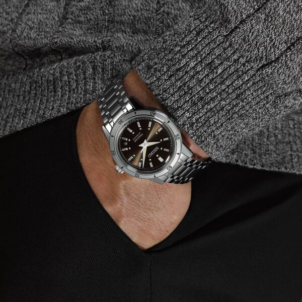 Seiko Presage Style 60's 'Elegant Yet Rugged' 39.5mm Mens Watch Brown - Image 4
