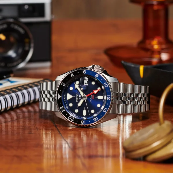 Seiko 5 Sports 'Blueberry' GMT SKX Re-Interpretation 42.5mm Mens Watch - Image 3