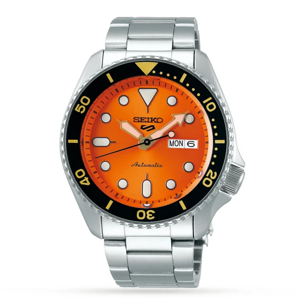 Seiko 5 Sports 42mm Mens Watch - Orange