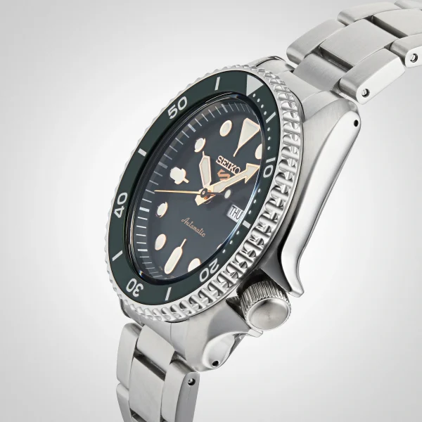 Seiko 5 Sports 42mm Mens Watch - Green - Image 5