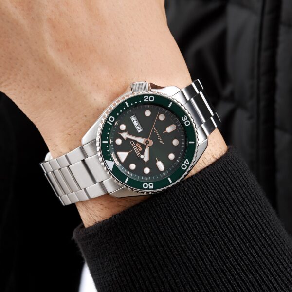 Seiko 5 Sports 42mm Mens Watch - Green - Image 9