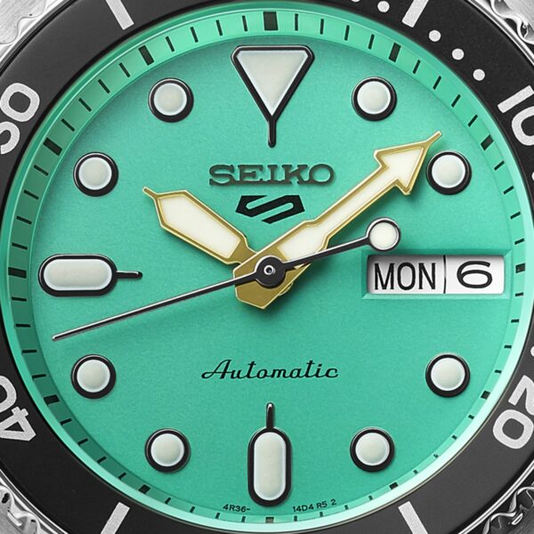 Seiko 5 Sports SKX Midi Teal 38mm Mens Watch - Image 2