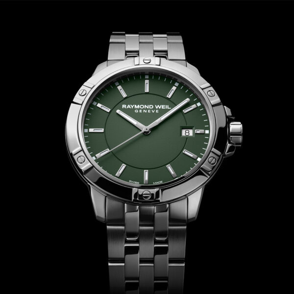 Raymond Weil Tango Classic Men's Quartz Green Dial Bracelet Watch, 41mm - Image 4