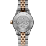 Raymond Weil 2755-S51-97001 Freelancer Diver Rose Gold PVD Two-Tone Bracelet Watch, 36mm Mother-of-Pearl Dial, Stainless Steel with Rose Gold PVD Plating, Two-Tone Bracelet, Indexes