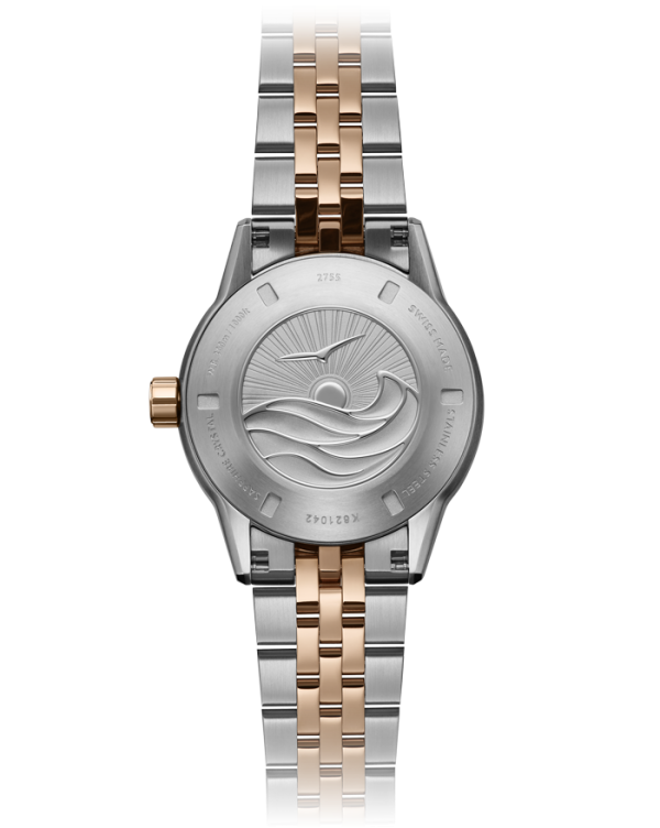 Raymond Weil 2755-S51-97001 Freelancer Diver Rose Gold PVD Two-Tone Bracelet Watch, 36mm Mother-of-Pearl Dial, Stainless Steel with Rose Gold PVD Plating, Two-Tone Bracelet, Indexes
