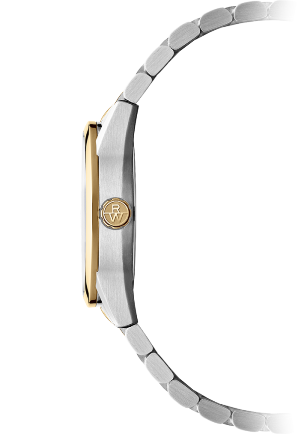 Raymond Weil 2781-stp-60051 Freelancer Men's Automatic Grey Dial Two-Tone Bracelet Watch, 42.5 mm Grey Dial, Stainless Steel with Yellow Gold PVD Plating, Two-Tone Bracelet, Indexes