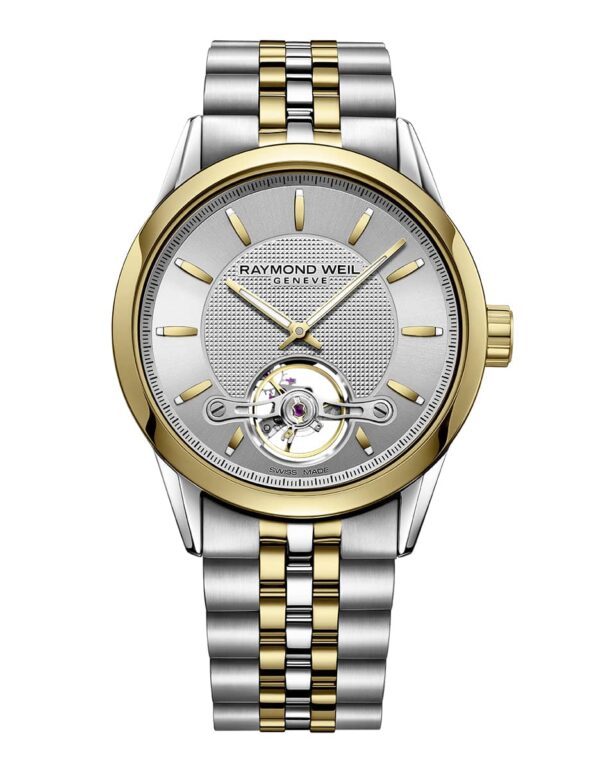 Raymond Weil 2780-STP-65001 Freelancer Men's Watches Gold Automatic Silver 42.5mm