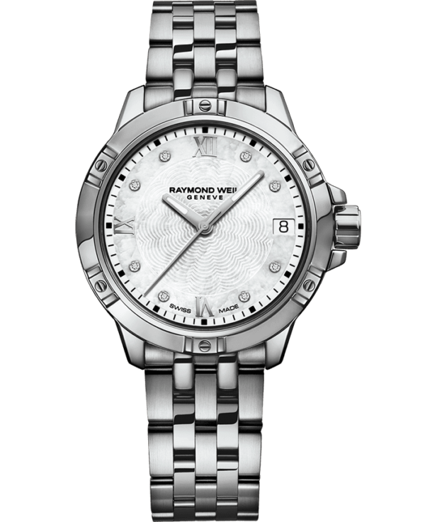 Raymond Weil Tango Classic Ladies Quartz 8 Diamond Steel Watch, 30mm