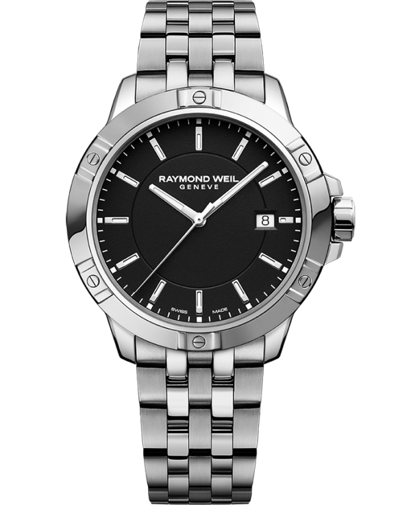 Raymond Weil Tango Classic Men's Quartz Black Dial Bracelet Watch, 41mm