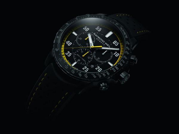 Raymond Weil Tango 43mm Mens Watch Black Rubber - Image 4