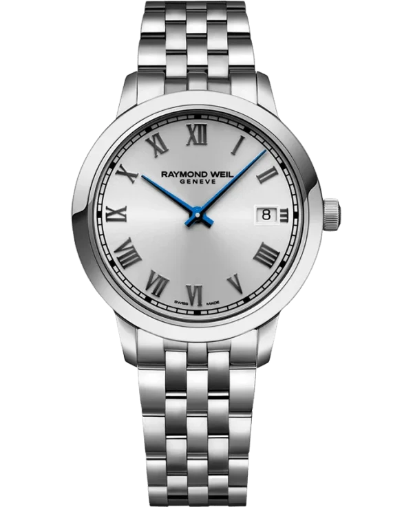 RAYMOND WEIL Toccata Ladies Silver Dial Stainless Steel Quartz Watch, 34 mm