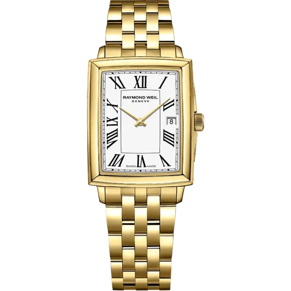 RAYMOND WEIL Toccata Ladies Gold Quartz Watch, 22.6 x 28.1 mm