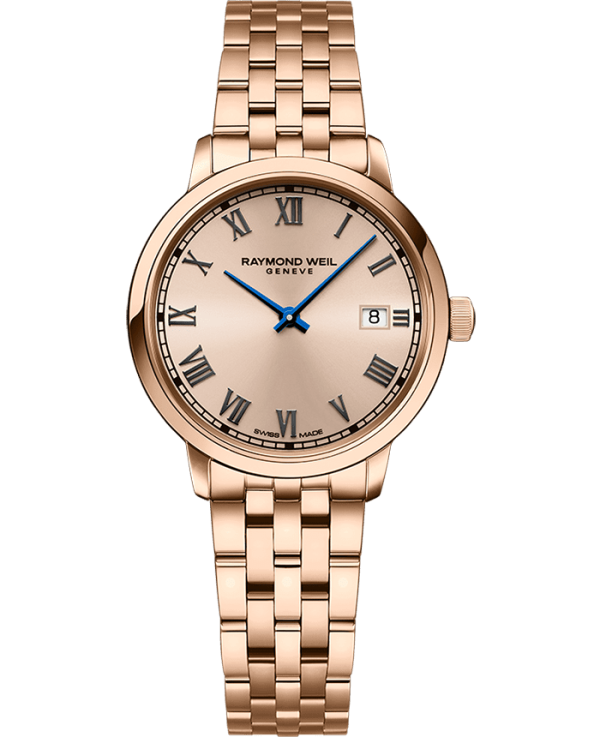 Raymond Weil Toccata Ladies Rose Gold PVD Quartz Watch, 29 mm