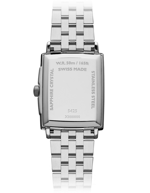 Raymond Weil Toccata Men's Classic Rectangular Stainless Steel Watch, 37 x 29 mm - Image 3