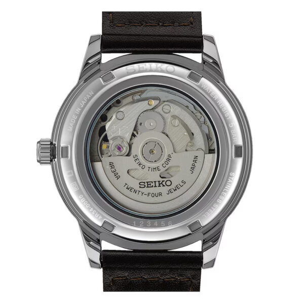 Seiko Presage ‘Fume’ Style 60s Road Trip GMT Strap Watch - Image 2