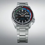 Seiko 5 Sports Black Dial & Stainless Steel Bracelet Watch - Image 2