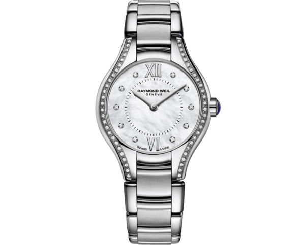 Raymond Weil Noemia Ladies Quartz 62 Diamond Mother-of-Pearl Watch, 24 mm