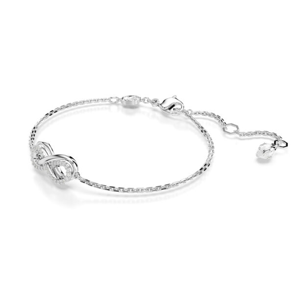 Swarovski Hyperbola bracelet, Infinity, White, Rhodium plated - Image 2