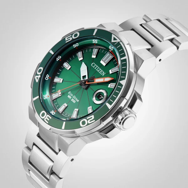 Citizen Sport Mens Watch Green - Image 5