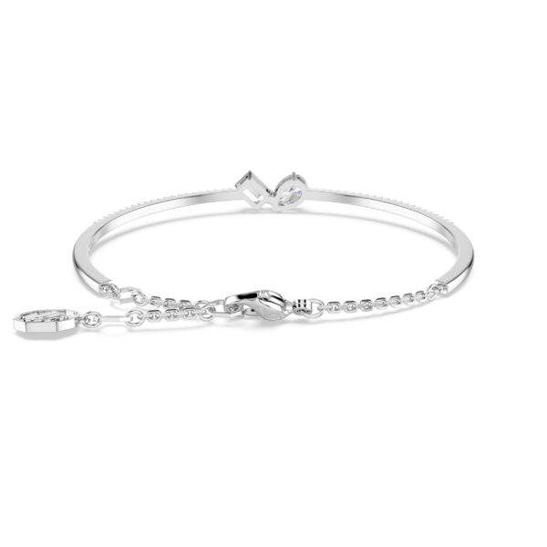 Swarovski Mesmera bangle, Mixed cuts, White, Rhodium plated - Image 5