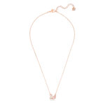 Swarovski Swan Necklace, Swan, Pink, Rose Gold-tone Plated - Image 2