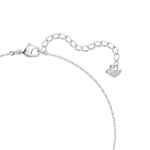 Swarovsk 5517117 Mesmera Necklace, Heart, White, Rhodium Plated