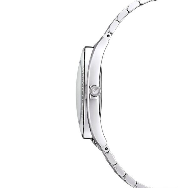 Swarovsk 5519462 Crystalline Aura watch, Swiss Made, Metal bracelet, Silver tone, Stainless steel