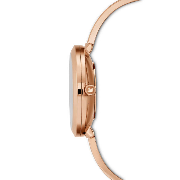 Swarovski Crystalline Delight Watch, Swiss Made, Metal Bracelet, White, Rose Gold-tone Finish - Image 2
