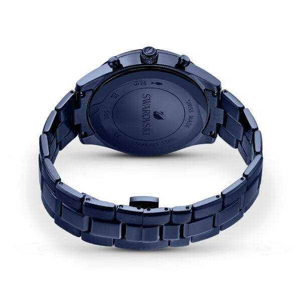 Swarovski Octea Lux Sport Watch, Swiss Made, Metal Bracelet, Blue, Blue Finish - Image 3