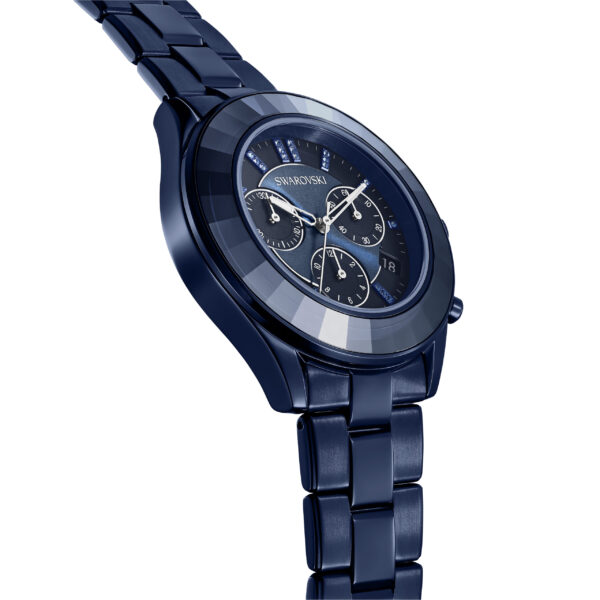Swarovski Octea Lux Sport Watch, Swiss Made, Metal Bracelet, Blue, Blue Finish - Image 5