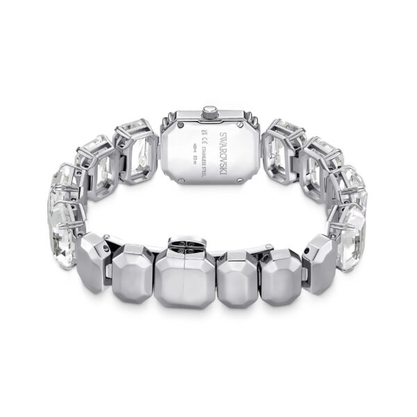 Swarovski Watch, Octagon Cut Bracelet, White, Stainless Steel - Image 3