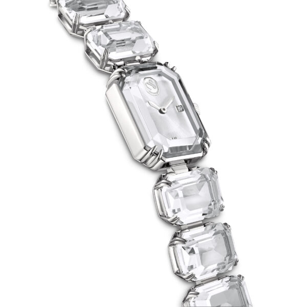 Swarovski Watch, Octagon Cut Bracelet, White, Stainless Steel - Image 5