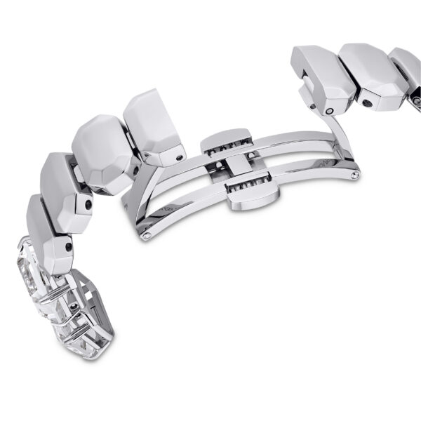 Swarovski Watch, Octagon Cut Bracelet, White, Stainless Steel - Image 6